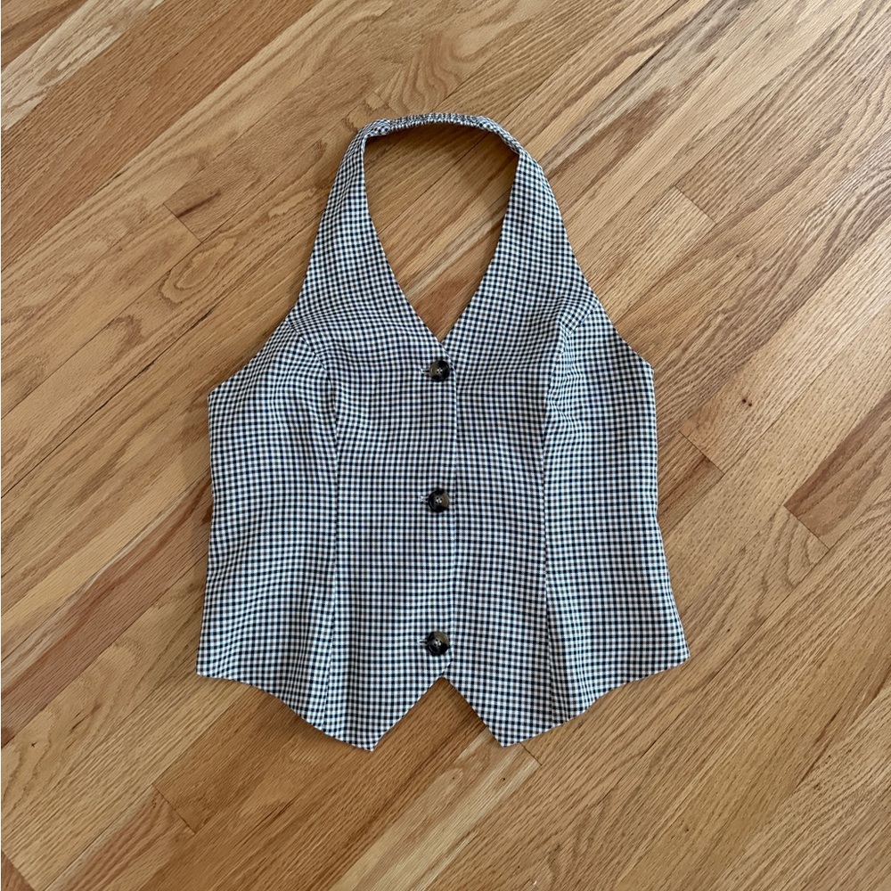 belle poque vest gingham